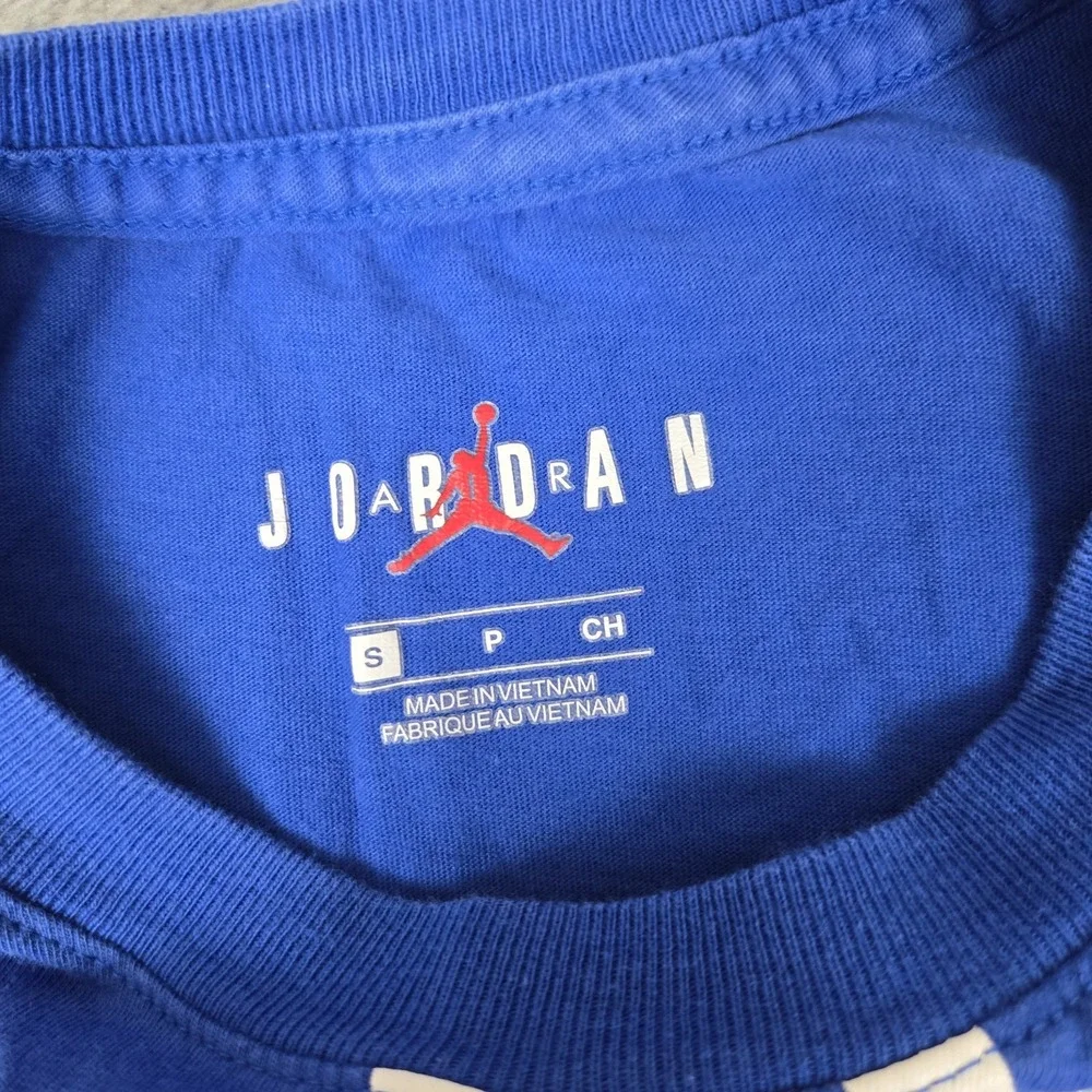 Nike Air Jordan‎ x Paris Saint Germain T-Shirt Mens Small Blue Jumpman Logo